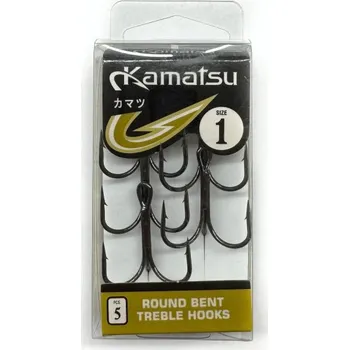Rybářský háček Trojháčky Kamatsu ROUND BENT TREBLE Velikost 2