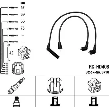 Zapalovací kabel Sada kabelů pro zapalování, 0710