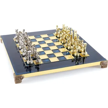 Šachy Řecko-římské šachy modré střední + doprava zdarma