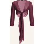 Swing Dámské Bolerko Ze Síťoviny, tmavě červená, 38