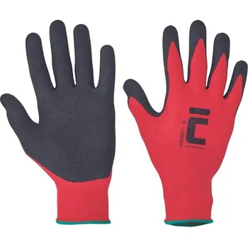 Pracovní rukavice Rukavice pracovní FIRECREST (vel 11), nylonové rukavice povrstvené broušeným nitrilem