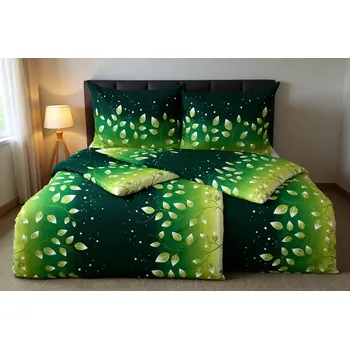 Povlečení Povlečení mikrosatén NATY zelené