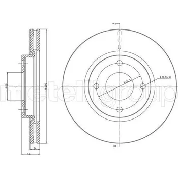 Brzdový kotouč Brzdový kotouč, , 40206EM10A, METELLI, 23-1259C