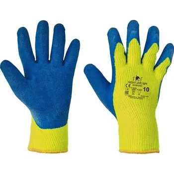 Pracovní rukavice Rukavice pracovní FF NIGHTJAR LIGHT HS-04-014 (vel. 10) povrstvené, bezešvý acryl, dlaň máčená v latexu