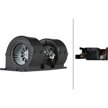 Ventilátor topení a klimatizace vnitřní ventilátor, , HELLA, 8EW 366 400-161