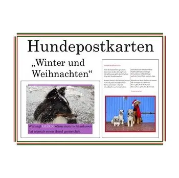 Hundepostkarten - Winter und Weihnachten - Körner, Charlotte