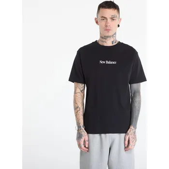 Pánské oblečení Tričko New Balance N Collage T-Shirt Black XL