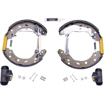 Brzdová čelist Sada brzdových čelistí, , 0001440V001000000, 0007333V001, 0007333V001000000, 0012172V001000000, 001440V001, HELLA, 8DB 355 004-801