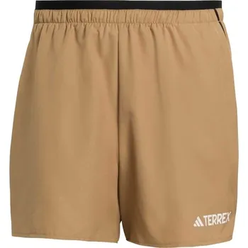 Pánské sportovní kraťasy adidas MULTI TERREX LIGHT SHORT S 7" Hnědá, Bílá