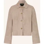 Studio Ar Dámská Kožená Bunda Elaine, světle šedá, 36