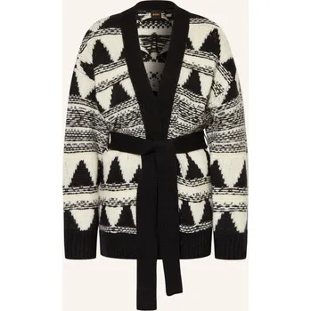 Dámský svetr Boss Dámský Pletený Obal Fregolano, černá / bílá, 40