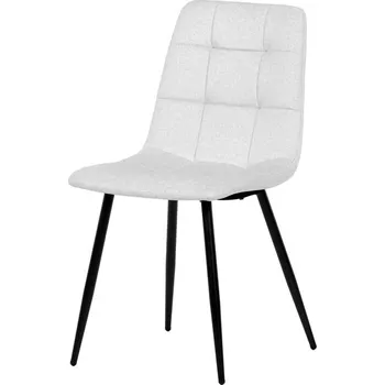 Jídelní židle Autronic Jídelní židle, bílá, sametová látka, DCL-X7015 WT2