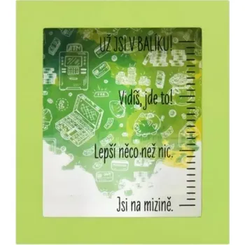 Pokladnička Albi Dřevěná zelená pokladnička Jsi v balíku