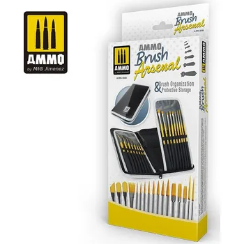 AMMO by Mig Jimenez AMMO Brush Arsenal - Brush Organization & Protective Storage