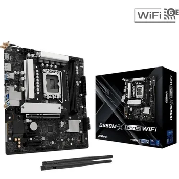 Základní deska ASRock MB Sc LGA1871 B860M-X Gen5 WiFi, Intel B860, 2xDDR5, 1xDP, 1xHDMI, mATX