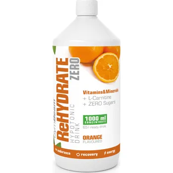 Iontový nápoj GymBeam Ionic drink ReHydrate ZERO 1000 ml pomeranč