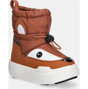 Dívčí obuv Dětské sněhule Moon Boot MB JR PARK TUBE MID ANIMAL WP 80D3440100.27.34 hnědá 88X, EUR 33