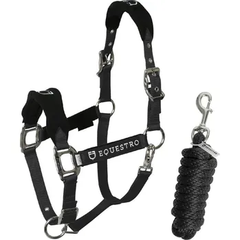 Stájová ohlávka EQUESTRO Šedivá COB