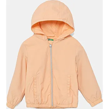 Chlapecká bunda Dětská bunda United Colors of Benetton 2IGGGN03L.P.Seasonal oranžová 20X, vel. 104