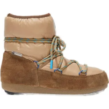 Pánská obuv Dívčí nízké zimní boty MOON BOOT-JR GIRL LOW SUEDE NY, 001 brown Hnědá 32