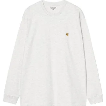 Pánské tričko TRIKO CARHARTT WIP Chase L/S - bílá - S + při osobním odběru 1 131 Kč