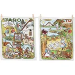 Bavlněné utěrky Matějovský LADA Jaro + Léto 50 x 54 cm 2 ks 167129225