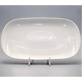 Talíř TOM, Mísa oválná 36 cm, bílý porcelán, Thun