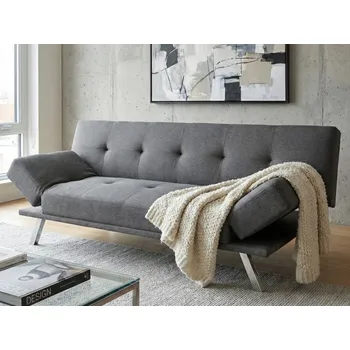 Pohovka Rozkládací pohovka Campus, šedá látka