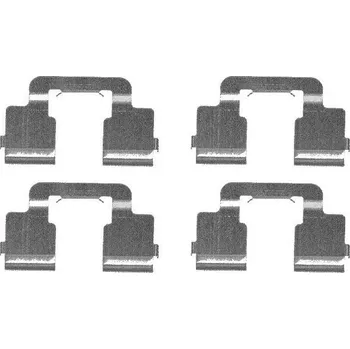 Přislušenství brzdového systému Sada příslušenství, obložení kotoučové brzdy, , 71770053, HELLA, 8DZ 355 203-341