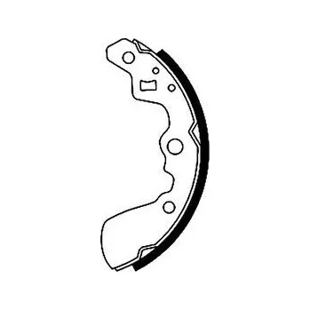 Brzdová čelist Sada brzdových čelistí, , 5320060820, 5320060821, 5320060821000, 5320060B10, 5320060B11, 5321060B00, 5321060B10, HELLA, 8DB 355 001-551