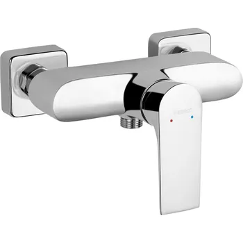 Nástěnná sprchová baterie bez přísl. ALGEO SQUARE chrom