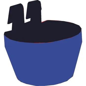 miska pro malé zvíře Plastová závěsná miska na klec Gaun, 300 ml - modrá