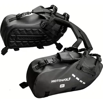 Zavazadlo na motocykl MOTOWOLF brašny na motorku boční 28L MB2 black
