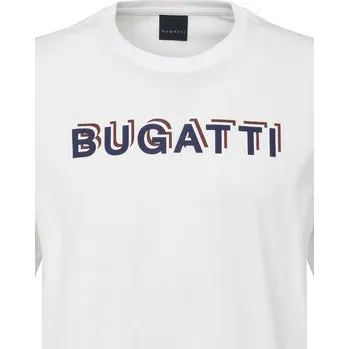 Bugatti T-Shirt 8350-75045C Bílá Regular Fit XL