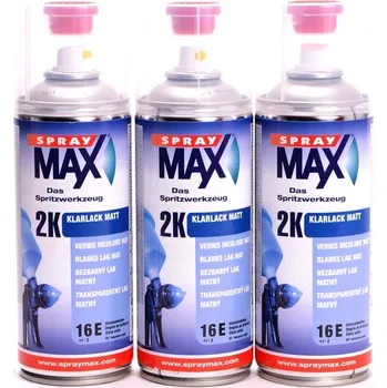 Lak na dřevo AKCE Spray Max - 2K 2-komponentní bezbarvý lak, matný - 400ml Kwasny