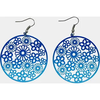 Náušnice Náušnice light round Barva: Žlutá