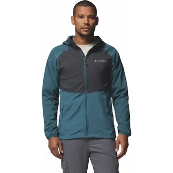 Pánská větrovka Columbia Tech II Wind Full Zip M 2160521429 - everblue/shark XL