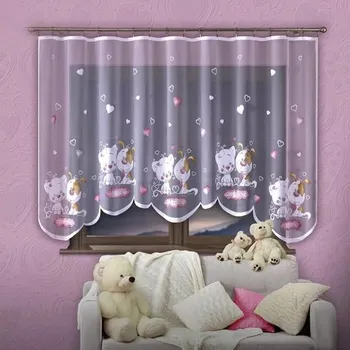 Zakárová záclona Pejsek a Kočička Best Friends (ZW7)