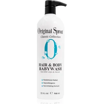 Sprchový gel Original Sprout Classic Collection Hair & Body Babywash mycí gel na tělo a vlasy pro citlivou pokožku pro děti pH 6,0 – 7,0 946 ml