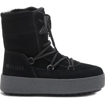 Pánská obuv Dívčí vysoké zimní boty MOON BOOT-JTRACK LACE SUEDE, 003 black Černá 32