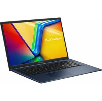 Notebook ASUS Vivobook 17 X1704ZA-I38512 laptop Intel® Core™ i3 i3-1215U 43,9 cm (17.3") Full HD 8 GB DDR4-SDRAM 512 GB SSD Wi-Fi 6E (802.11ax) Windows 11 Home Modrá Nový / Repack