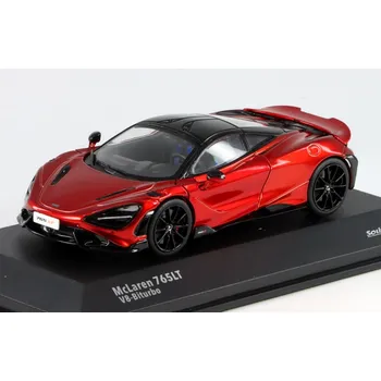 Hračka McLaren 765LT V8 2020 červená 1:43 - Solido McLaren 765 - kovový model