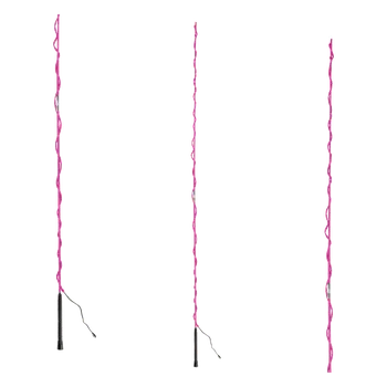 Lonžovací bič Waldhausen rozkládací - růžový