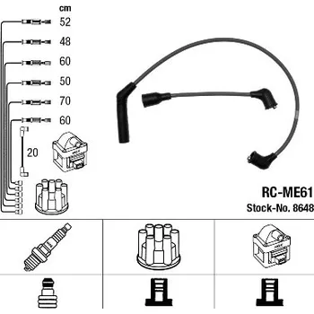 Zapalovací kabel Sada kabelů pro zapalování, 8648