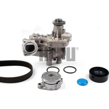 Vodní pumpa motoru Vodní pumpa + klinový żebrový řemen, , HEPU, PK051311