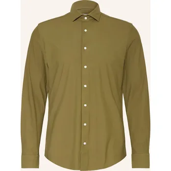 Pánská košile Seidensticker Pánská Košile Slim Fit, olivová, 39