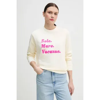 Dámská mikina Mikina Drivemebikini Sole Mare Chenille 2024.DMBS.020.ECP béžová 01D, vel. S