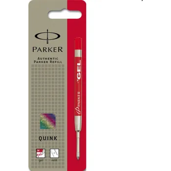 Náplň do psacích potřeb PARKER QuinkFlow gelová náplň do kuličkového pera M 0,7 mm červená