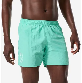 Pánské plavky DECATHLON Pánské plavecké kraťasy Basic S ZELENÁ