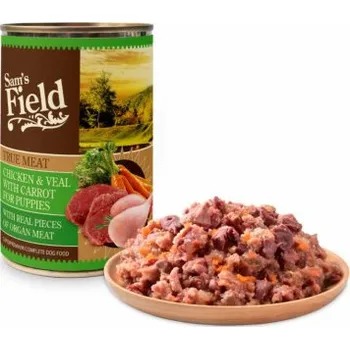 Sam's Field pro štěňátka kuřecí+ telecí 400g JK Animals JK44604